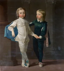 Sir Edward Hulse, 3ème baronnet et son frère, Samuel Hulse, c.1758