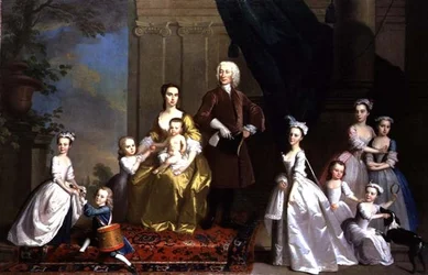 La famille Radcliffe, c.1738-42