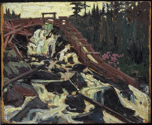 Chute de bois, 1915