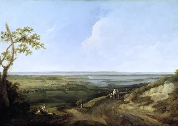 Vue de Portsmouth depuis Portsdown Hill
