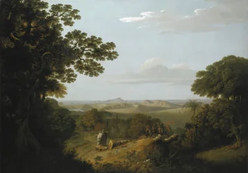 Vue des Champs Phlégréens depuis le couvent Camaldules près de Naples
