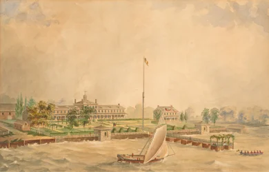 La Quarantaine du Lazaret, vers 1860