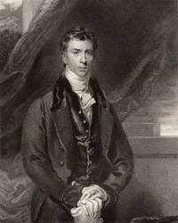 Henry Peter Brougham, 1er baron Brougham et Vaux, gravé par H. Robinson, de 