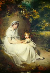 Lady Mary Templetown et son fils aîné, 1802
