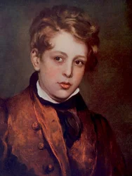 Lord Byron, poète anglais enfant