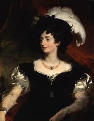 Portrait de Charlotte Florentia, épouse de Hugh, 3e Duc de Northumberland, 1828-29