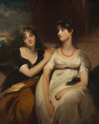 Portrait de Charlotte et Sarah Carteret-Hardy, 1801