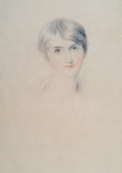 Portrait de Mlle Bloxham, c.1800-10