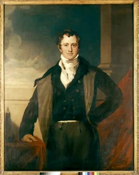 Portrait de Sir Humphry Davy (huile sur toile)