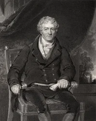 Sir Robert Peel, gravé par H. Robinson, de 