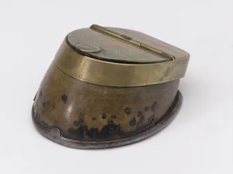 Encrier sabot de cheval appartenant au Capitaine William Tyrwhitt Drake, Royal Horse Guards, vers 1829
