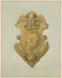 Armoiries de Newton sur la porte de Barr