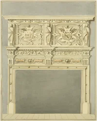 Cheminée chez M. Charles Thomas