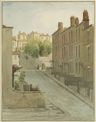 Rue Montague et maisons sur Kingsdown