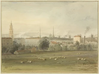 Près de Stokes Croft avec vue sur la ligne d
