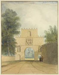 Côté nord de la porte à Arno