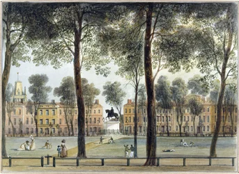 Queen Square, vue vers le sud-est