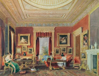 Le Salon, Leigh Court, Bristol, c.1840
