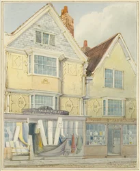 Deux vieilles maisons du côté nord de Castle Street