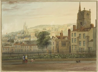 Vue depuis le cimetière de St James