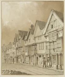 Côté ouest, Temple Street, depuis les maisons de retraite de White