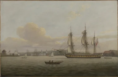 HMS "Pomone" au large de Greenwich