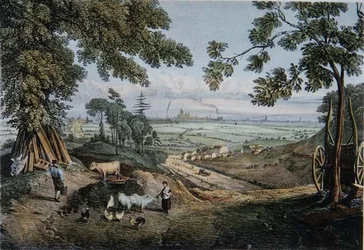 Vue des pentes de Highgate Archway