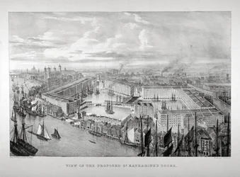 Vue du projet de St Katharine