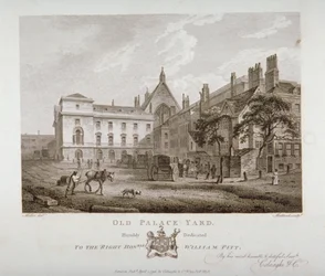 Old Palace Yard, Westminster, Londres, 1796