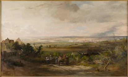Newcastle depuis Gateshead Fell, vers 1816
