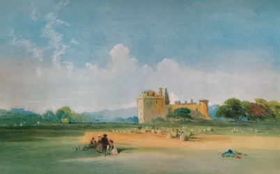 Château de Craigmillar, vers 1821