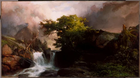 Un ruisseau de montagne, 1869