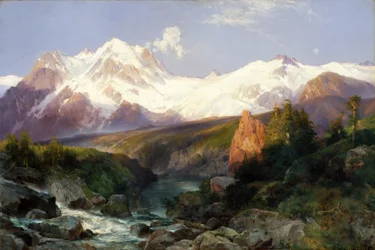 La chaîne des Tetons, 1897