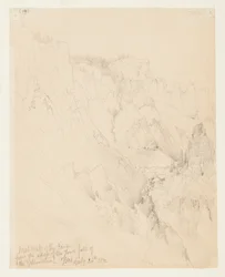 Mur ouest du canyon, Yellowstone