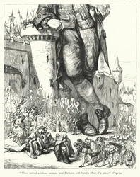 Illustration pour Les Voyages de Gulliver par Jonathan Swift