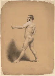 Archer, étude de nu