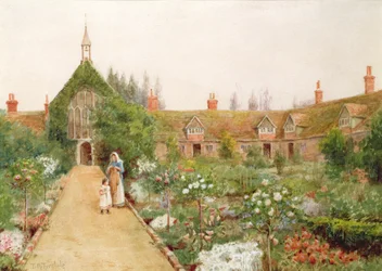 Un jardin de campagne à Bray, Berkshire