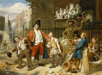 Le combat interrompu, 1858