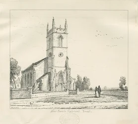 Needwood - "Nouvelle Église" (dessin à la plume, 1837)