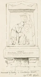 Église de Wombourne - Monument à Richard Bailey Marsh