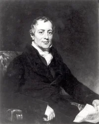 Portrait de David Ricardo (1772-1823) gravé par Thomas Hodgetts