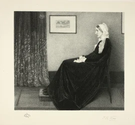 Arrangement en gris et noir : portrait de la mère de l