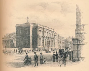 Extérieur de la Salle des Banquets, Palais de Whitehall, 1902