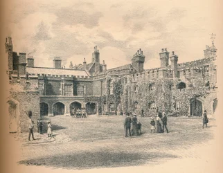 Cour du Friary, Palais de St James, 1902