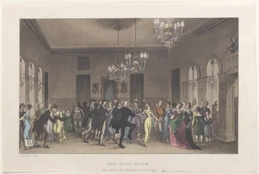 La salle de bal, de Poetical Sketches of Scarborough, 1813