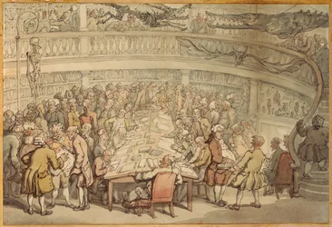 Une conversation à la "Surgeons Hall", Old Bailey, Londres