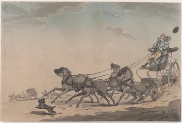 Un attelage à quatre, ou La Carrosse en fuite