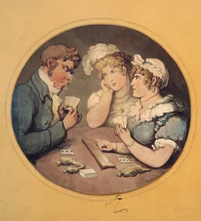 Une partie de cribbage, 1818