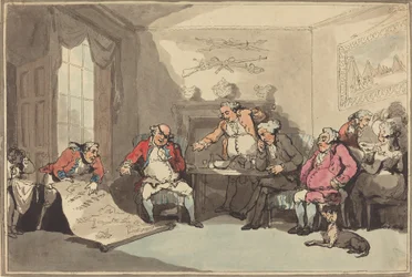 Réunion de milice, probablement 1799