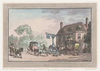 Une auberge de poste, 1787